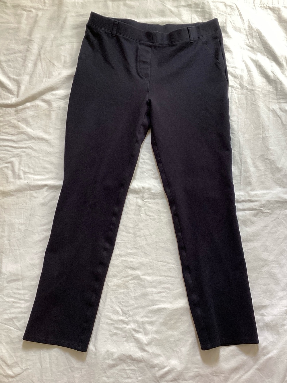Quince Women's Black Slim Dress Trousers